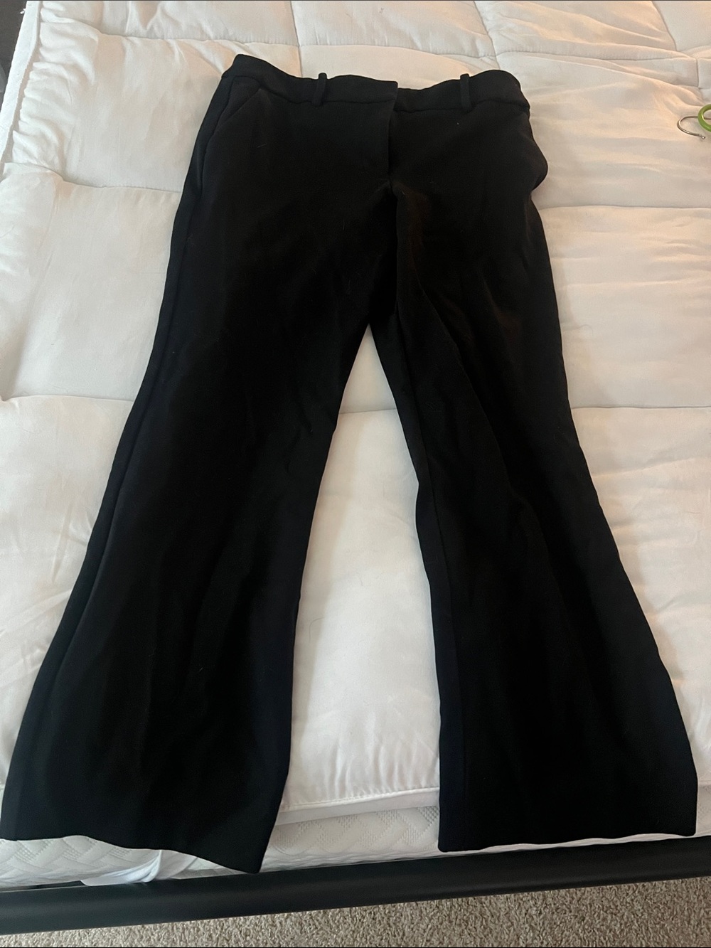 Talbots Black Boot-Cut Dress Pants